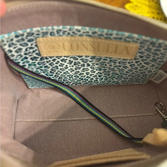 Consuela Keanu Your Way Bag Gray Pebbled Leather with Cherry Charm - Picture 6 of 7